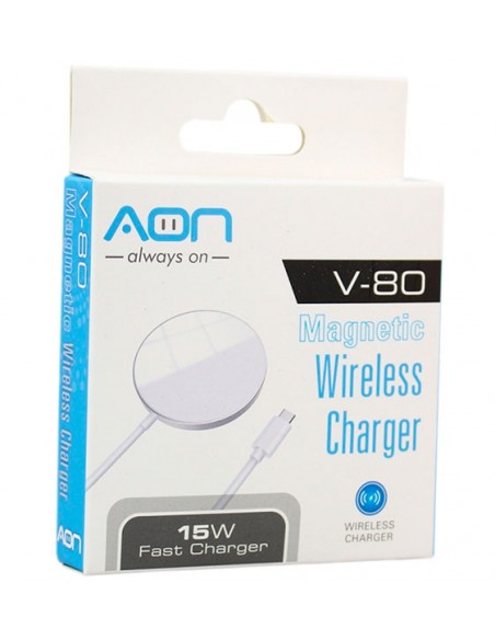 Cargador AON Wireless Magsafe V80 15W