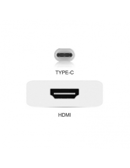 Adaptador AON USB-C a HDMI hembra