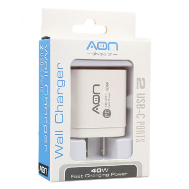 Cargador AON De Pared 40W USB-C