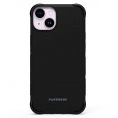 Combo Case Puregear Dualtek iPhone 14 Black + Lámina Perfekut Clear 2