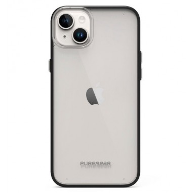Case Puregear Slim Shell iPhone 14 Plus Clear/Black + Lámina Perfekut Clear