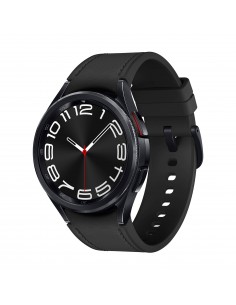 Pulso Correa De Cuero 20mm para Samsung Galaxy Watch 4 40mm Color Negro