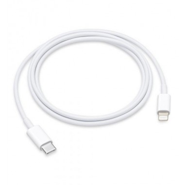 Combo Adaptador de corriente Apple USB-C 20 W + Cable Apple USB-C A Lightning 1m. Tienda oficial en Paraguay