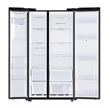 Heladera Side by Side de 585 L Family Hub Negro Jet El Family Hub™ con Wi-Fi