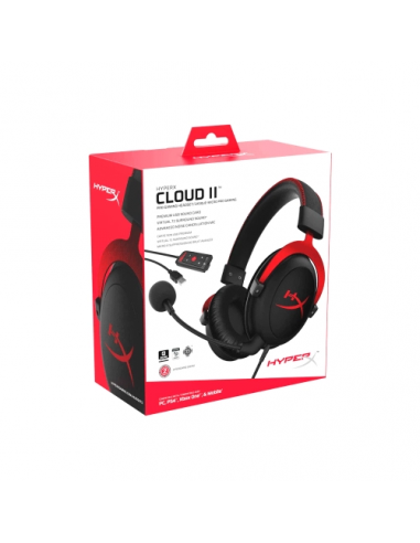 HyperX Cloud II Auriculares Gaming 7.1 Rojos