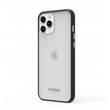 CASE PUREGEAR SLIM SHELL IPHONE 12 PRO MAX CLEAR/BLACK en Paraguay al mejor precio en paraguay