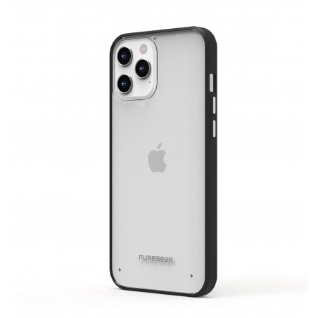 CASE PUREGEAR SLIM SHELL IPHONE 12 PRO MAX CLEAR/BLACK en Paraguay al mejor precio en paraguay