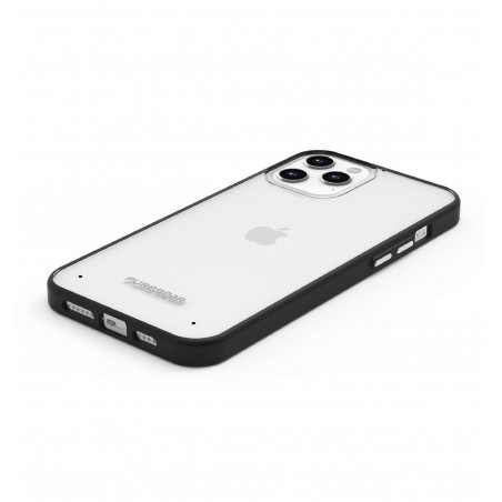 CASE PUREGEAR SLIM SHELL IPHONE 12 PRO MAX CLEAR/BLACK en Paraguay al mejor precio en paraguay