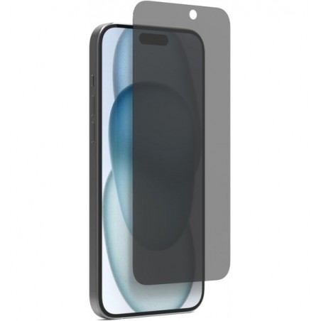 Lamina de vidrio templado de privacidad Apple iPhone 15 C/B al mejor precio en Paraguay