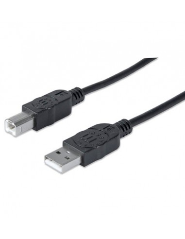 Cable Manhattan USB/Printer 1.8M - Negro