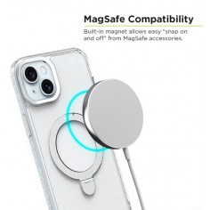 Case iPhone 15 Slim Shell Plus Kik Magsafe Silver. Al mejor precio en el Paraguay 2