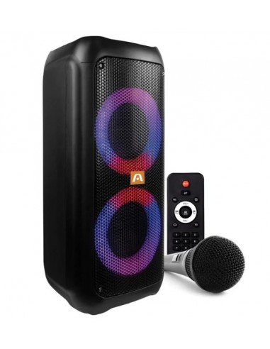 Altavoz Bluetooth, altavoces Bluetooth de 60 W, inalámbricos portátiles con  luces de colores, micrófono, radio FM, emparejamiento TWS, altavoces para