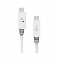 Cable USB-C a USB-C Pure Gear Blanco 1,80 metros