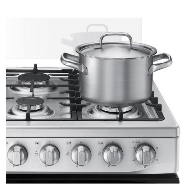 Cocina Samsung A Gas 115lts 5 Hornallas Silver. Al mejor precio en el Paraguay
