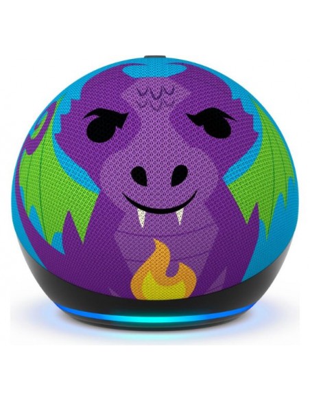 Parlante Amazon Echo Dot Kids 5th Gen Fire Dragon