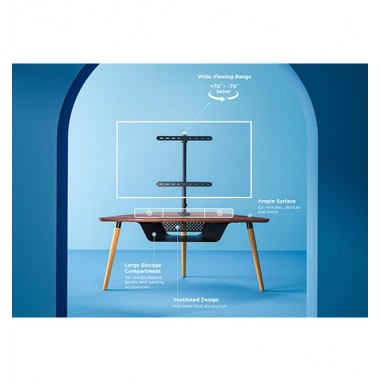 Soporte Para TV HC 32-65" Mesa Canto. Al mejor precio en el Paraguay