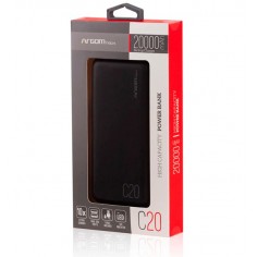Cargador Portátil Argon C20 20000MAH BLK. Al mejor precio en el Paraguay