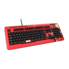 Teclado Xtech XTK-M401IM Iron Man USB - Rojo. Al mejor precio en el Paraguay 2