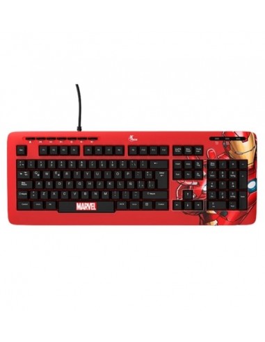 Teclado Xtech XTK-M401IM Iron Man USB...