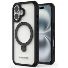 Case iPhone 16 KIK Dualtek Magsafe CLR/BLK. Al mejor precio en el Paraguay.