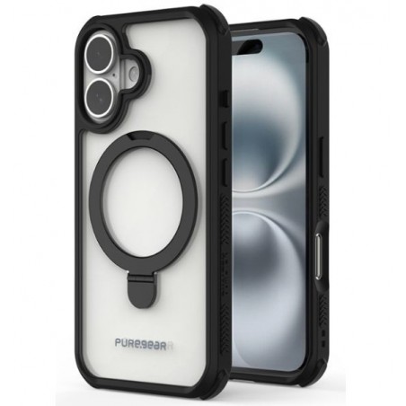 Case iPhone 16 KIK Dualtek Magsafe CLR/BLK. Al mejor precio en el Paraguay.