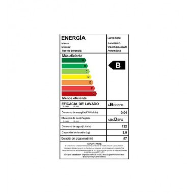 Lavarropas Samsung 8KG Inverter White. Al mejor precio en el Paraguay