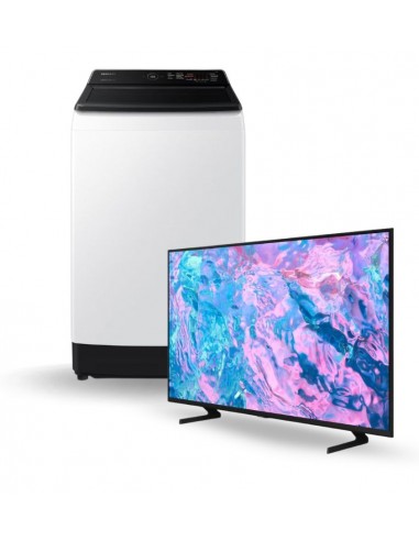 Combo Samsung Lavarropas 19KG + TV...