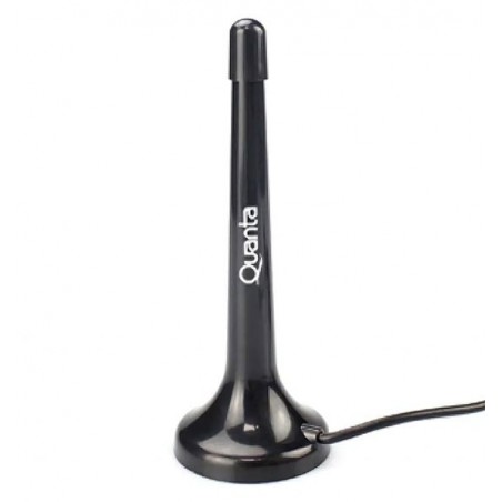 Antena para TV Digital Quanta QTANT0260 - Negro. Al mejor precio del Paraguay