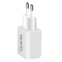Cargador Quanta Essentials Carga Rápida USBA/USBC 20W al mejor precio del Paraguay.