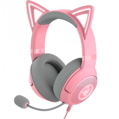 Auricular Gamer Razer Kraken Kitty V2 - Rosa.Al mejor precio del Paraguay
