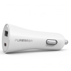 Cargador p/Auto PureGear 30W USB A-UBC White. Al mejor precio del Paraguay 2