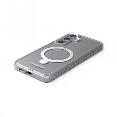 Samsung S25 PLUS PureGear Slim Shell PLUS Kik with MagSafe Silver