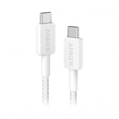 Cable Anker USB-C A USB-C 1M Trenzado White