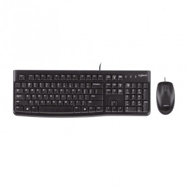 Kit Teclado + Mouse Logitech MK120 USB - Negro
