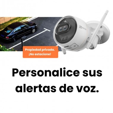 Cámara de Seguridad EZVIZ C3X WiFi – Lente Dual + Visión Nocturna a Color + Inteligencia Artificial