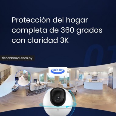 Cámara de Seguridad EZVIZ H6 WiFi Inteligente – 5MP (Lente 4 mm)