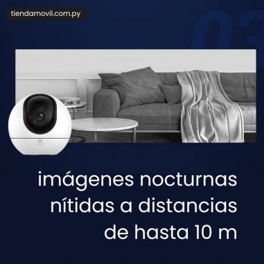 Cámara de Seguridad EZVIZ H6 WiFi Inteligente – 5MP (Lente 4 mm)