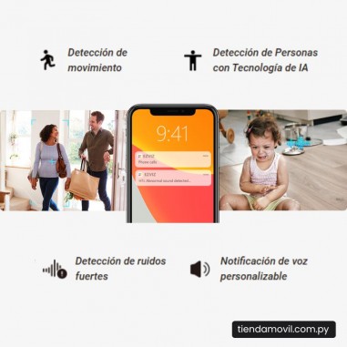 Cámara de Seguridad EZVIZ H7C Dual Cam WiFi – Interior 2K Panorámica