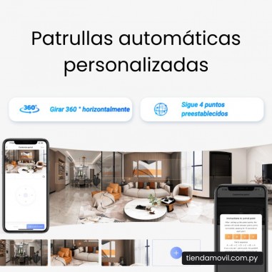 Cámara de Seguridad EZVIZ H7C Dual Cam WiFi – Interior 2K Panorámica