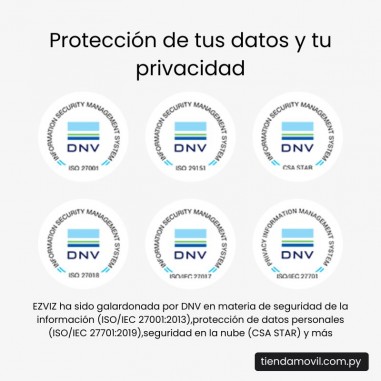 Cámara de Seguridad EZVIZ H7C Dual Cam WiFi – Interior 2K Panorámica