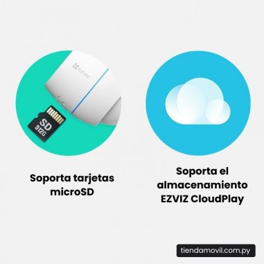 Cámara de Seguridad EZVIZ H7C Dual Cam WiFi – Interior 2K Panorámica
