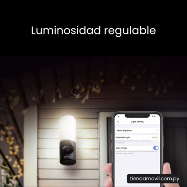 Cámara de Seguridad EZVIZ LC3 WiFi Exterior con Luz Integrada – 2K (4MP)