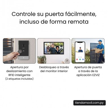 Videoportero Inteligente EZVIZ HP7 2K – Pantalla Táctil & WiFi