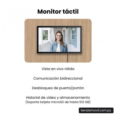 Videoportero Inteligente EZVIZ HP7 2K – Pantalla Táctil & WiFi