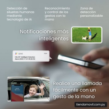 Cámara de Seguridad EZVIZ H3C WiFi para Exterior – 2K+ (4MP)
