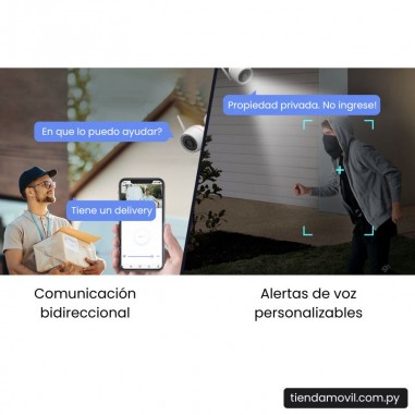 Cámara de Seguridad EZVIZ H3C WiFi para Exterior – 2K+ (4MP)