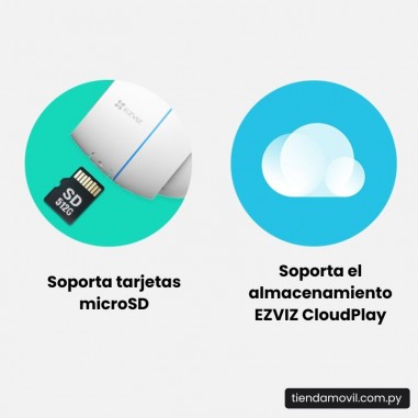 Cámara de Seguridad EZVIZ H3C WiFi para Exterior – Full HD 2MP (Lente 2.8 mm)