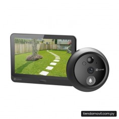 Timbre Inalámbrico Ezviz HP4 con Mirilla – Cámara 2MP, Pantalla Interior y Visión Nocturna 2