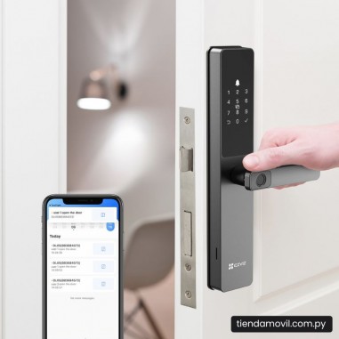Cerradura Inteligente EZVIZ DL05 con Huella Dactilar – WiFi & Bluetooth