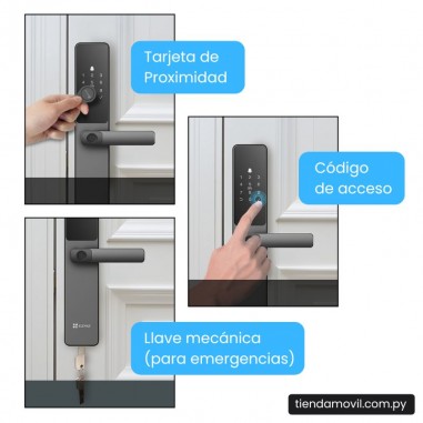Cerradura Inteligente EZVIZ DL05 con Pasador – WiFi & Bluetooth
